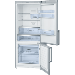 Display 452 litres, stainless steel, frost free multi airflow system, reversible door hinging bottom mount fridge/freezer-0