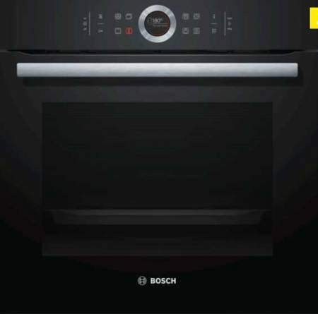 B-Stock, minor dent on top casing, 60cm, black, 71 litres, 13 heat functions, pyrolytic, 2 sets of telescopic oven rails, rapid heat function, electronic clock, sabbath setting, soft close door, child lock oven-0